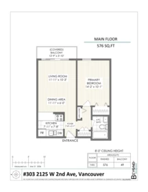 Powder Room Photo of 303 2125 W 2nd Avenue, Vancouver, BC