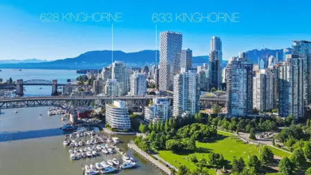 Outdoor Deck Photo of 806 633 Kinghorne Mews, Vancouver, BC