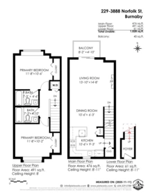 229 3888 Norfolk Street, Burnaby, BC, Burnaby — Townhouse for sale