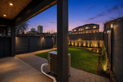 Outdoor Deck Photo of 101 1149 Dansey Avenue, Coquitlam, BC