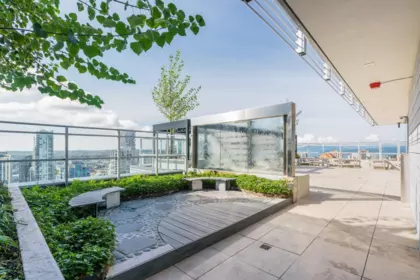 Outdoor Deck Photo of 3306 1111 Richards Street, Vancouver, BC