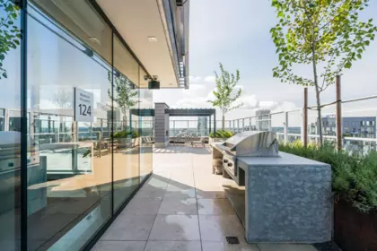 Outdoor Patio Photo of 3306 1111 Richards Street, Vancouver, BC