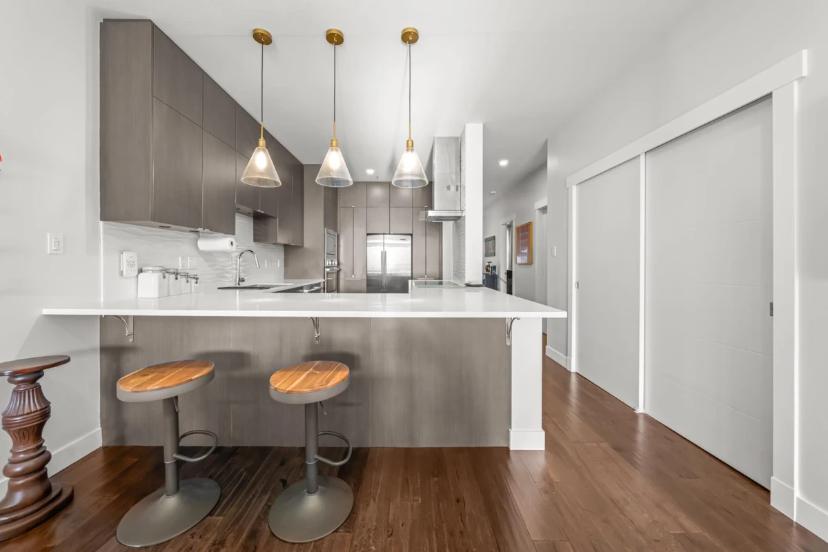 Living Room Photo of 204 2 Renaissance Square, New Westminster, BC