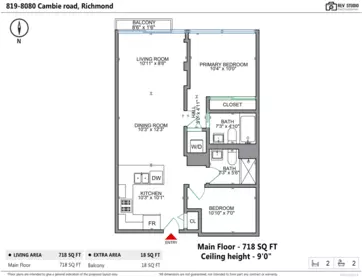 819 8080 Cambie Road, Richmond, BC, Richmond — Apartment/Condo for sale