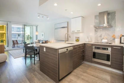 Kitchen Island Photo of 1401 1783 Manitoba Street, Vancouver, BC