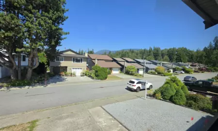 Aerial View of 3220 Harwood Avenue, Coquitlam, BC