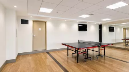 Basement Recreation Room Photo of 2808 2968 Glen Drive, Coquitlam, BC