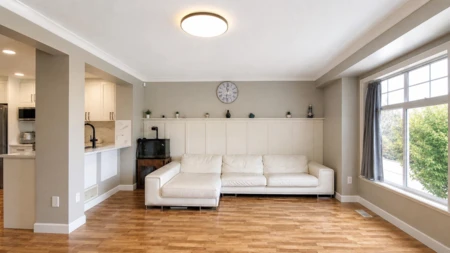 Living Room Photo of 4 5648 Promontory Road, Chilliwack, BC