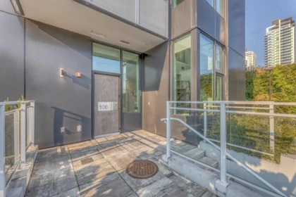 Exterior Rear Photo of 106 4433 Alaska Street, Burnaby, BC