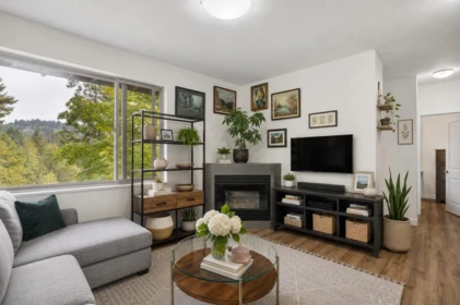 Aerial View of 5781 Cranley Drive, West Vancouver, BC