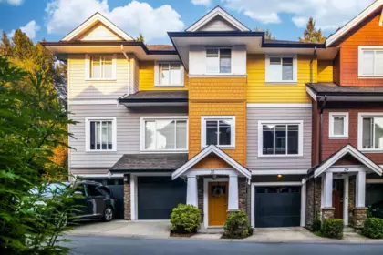 Exterior Rear Photo of 30 1219 Burke Mountain Street, Coquitlam, BC