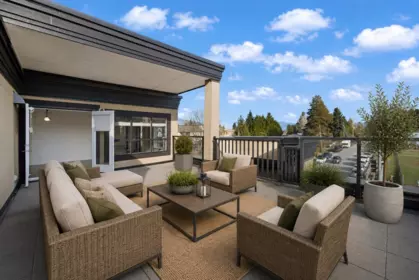 Living Room Photo of 502 2191 Shaughnessy Street, Port Coquitlam, BC