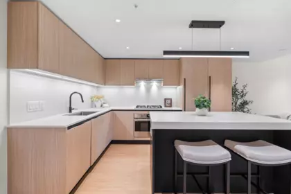 Kitchen Island Photo of 410 2235 E Broadway, Vancouver, BC