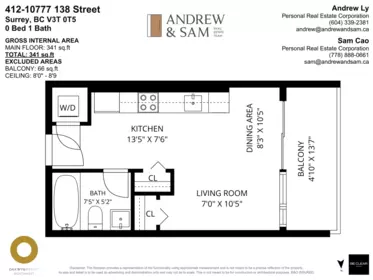 Outdoor Deck Photo of 412 10777 138 Street, Surrey, BC