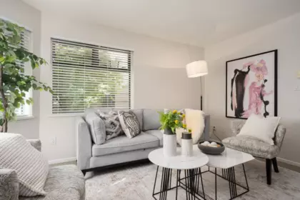 Living Room Photo of E106 628 W 12th Avenue, Vancouver, BC