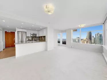 Living Room Photo of 3302 4880 Bennett Street, Burnaby, BC
