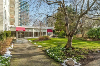 Exterior Rear Photo of 605 1251 Cardero Street, Vancouver, BC