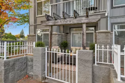 Outdoor Deck Photo of 220 13277 108 Avenue, Surrey, BC