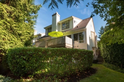 Aerial View of 39 3939 Indian River Drive, North Vancouver, BC