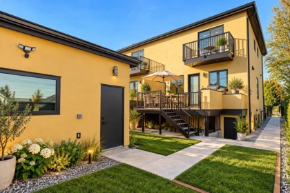 Aerial View of 4670 Todd Street, Vancouver, BC