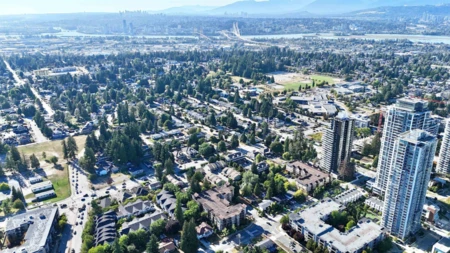 Aerial View of 415 10237 133 Street, Surrey, BC