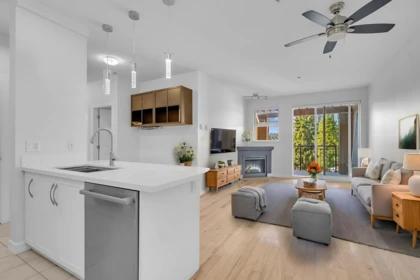 Family Room Photo of 415 10237 133 Street, Surrey, BC