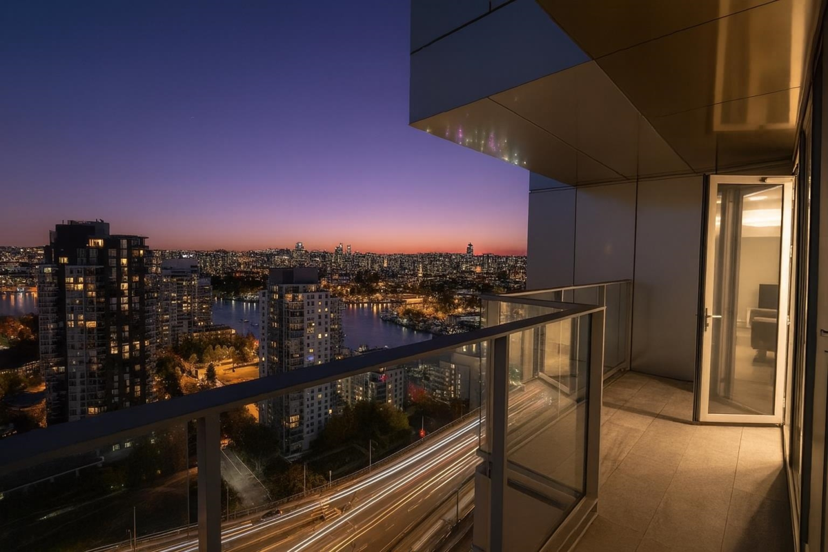 Living Room Photo of 3209 1480 Howe Street, Vancouver, BC