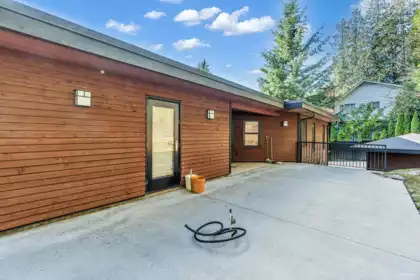 Aerial View of 4742 Caulfeild Drive, West Vancouver, BC