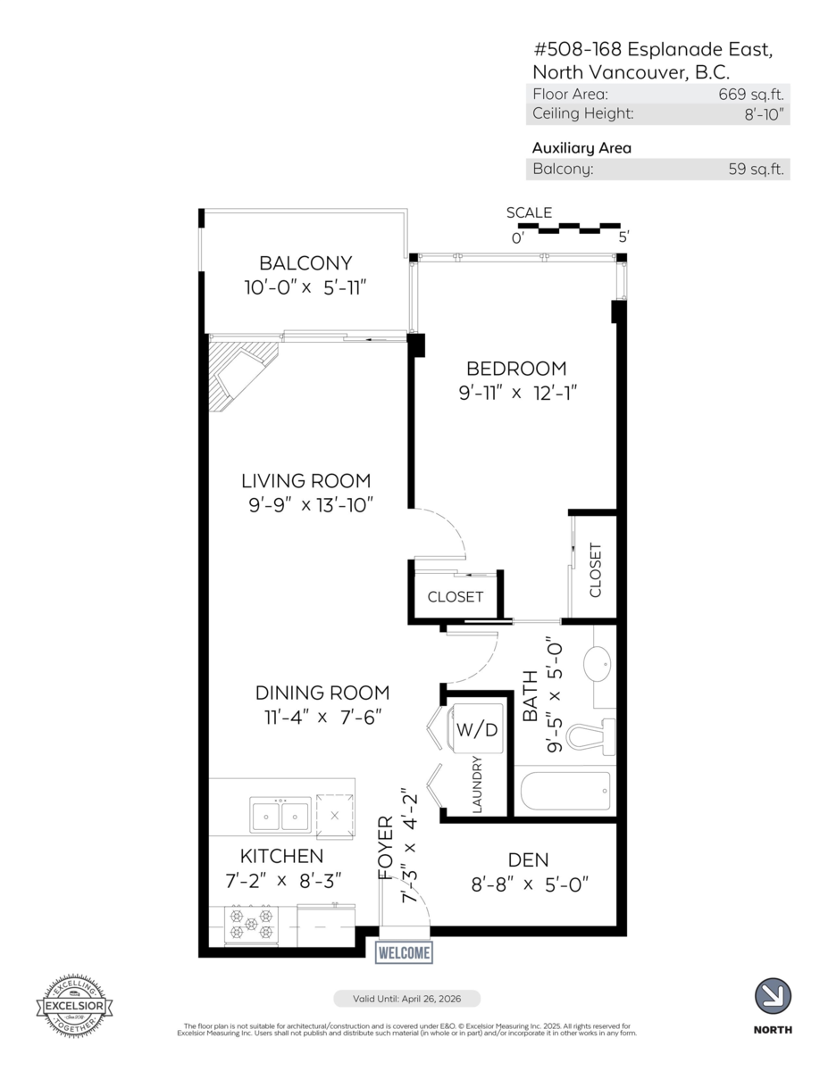 Outdoor Deck Photo of 508 168 E Esplanade, North Vancouver, BC