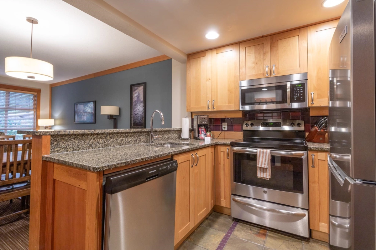 Kitchen Photo of 334C 2036 London Lane, Whistler, BC