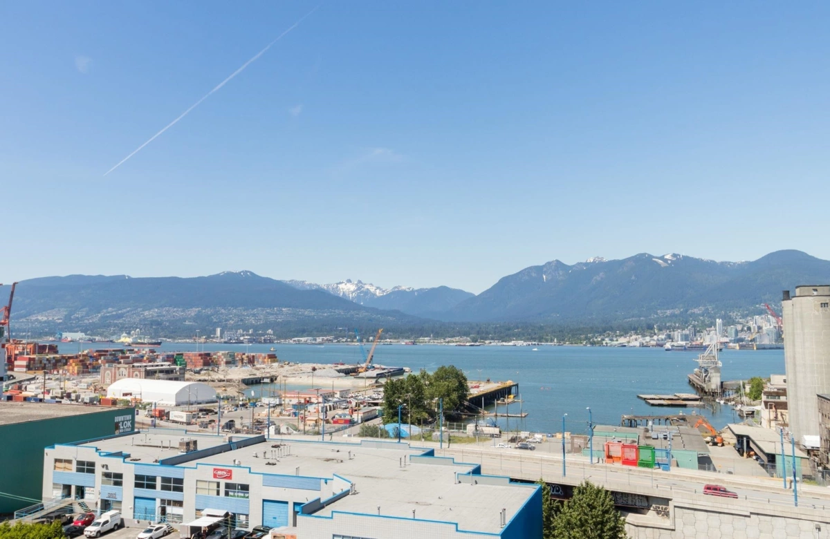 Aerial View of 201 983 E Hastings Street, Vancouver, BC