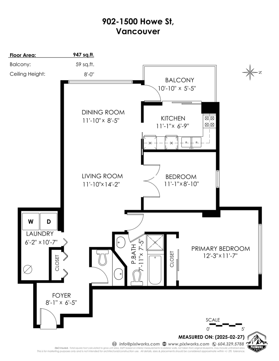 Street View Photo of 902 1500 Howe Street, Vancouver, BC