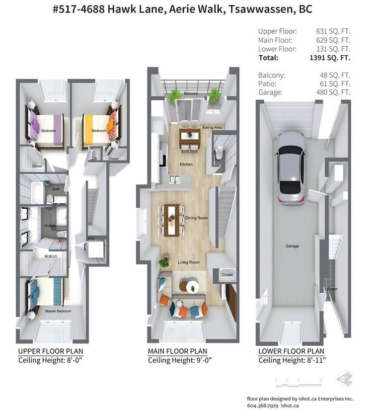 Backyard Photo of 517 4688 Hawk Lane, Tsawwassen, BC