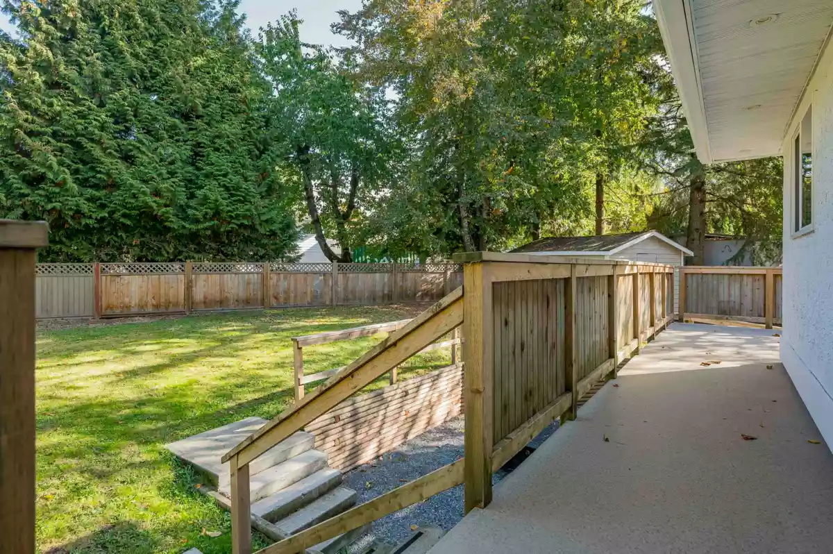 Backyard Photo of 6354 183 Street, Surrey, BC