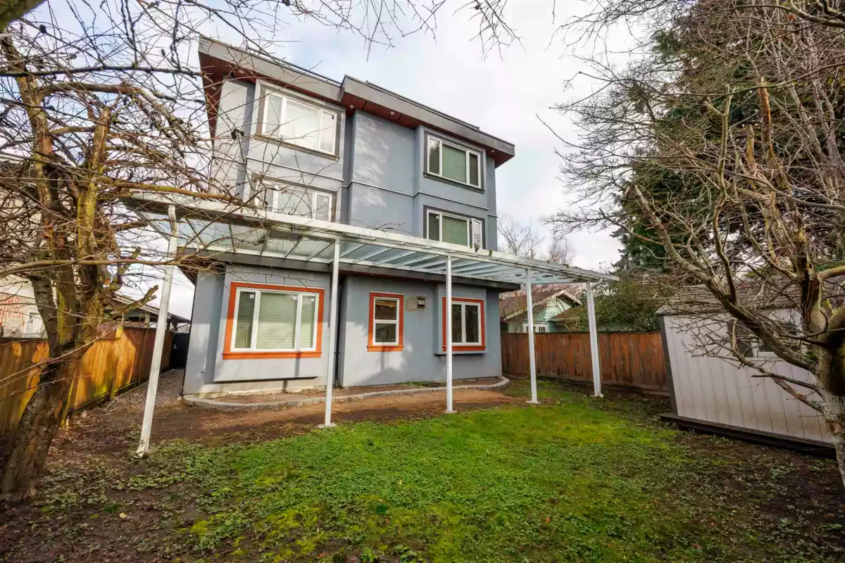 Aerial View of 8280 Colonial Road, Richmond, BC
