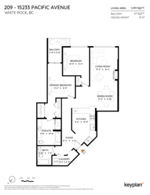 209 15233 Pacific Avenue, White Rock, BC, White Rock — Apartment/Condo for sale