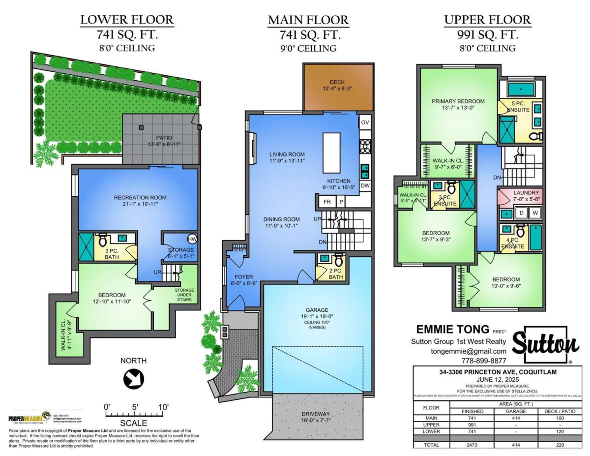 Aerial View of 34 3306 Princeton Avenue, Coquitlam, BC