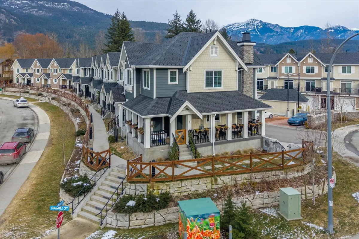 Exterior Rear Photo of 1 7360 Crabapple Court, Pemberton, BC