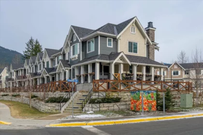 Front exterior of 1 7360 Crabapple Court, Pemberton, BC