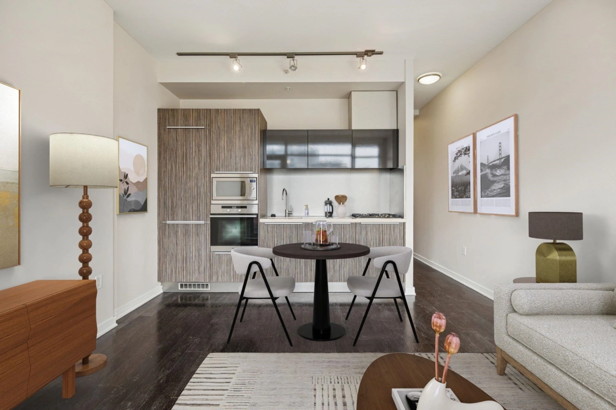 Living Room Photo of 604 123 W 1st Avenue, Vancouver, BC