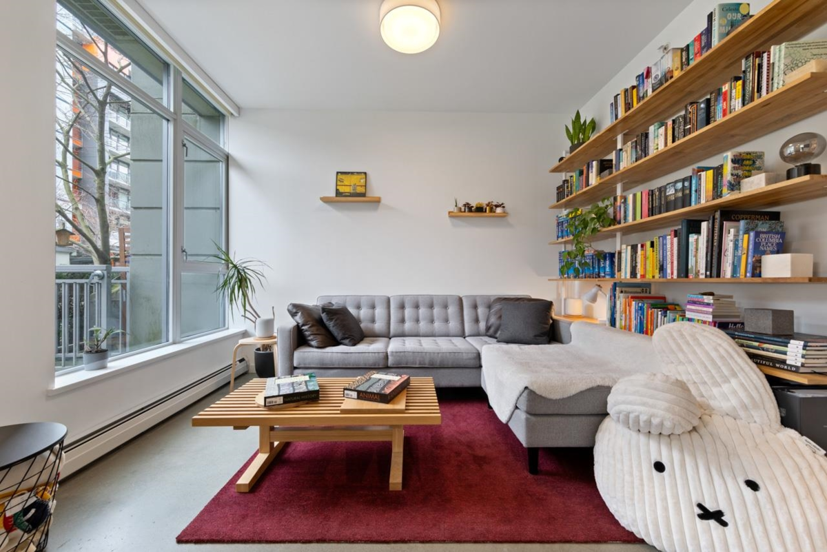 Living Room Photo of 128 W 1st Avenue, Vancouver, BC