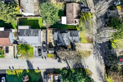 Aerial View of 7351 141a Street, Surrey, BC