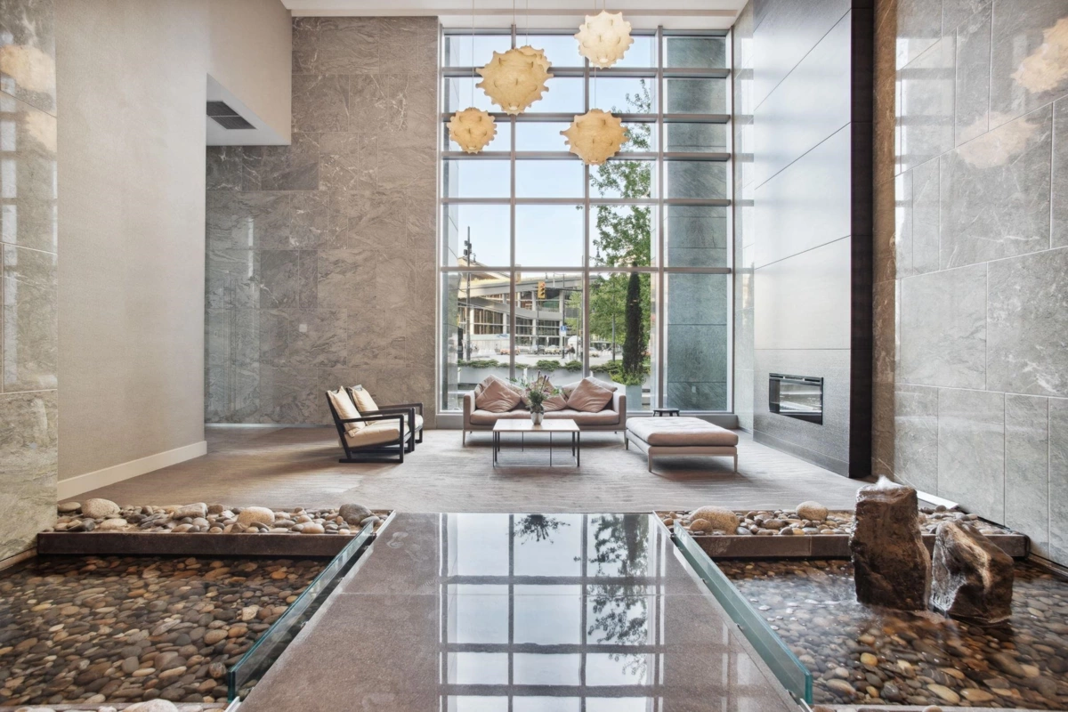 Living Room Photo of 2201 277 Thurlow Street, Vancouver, BC