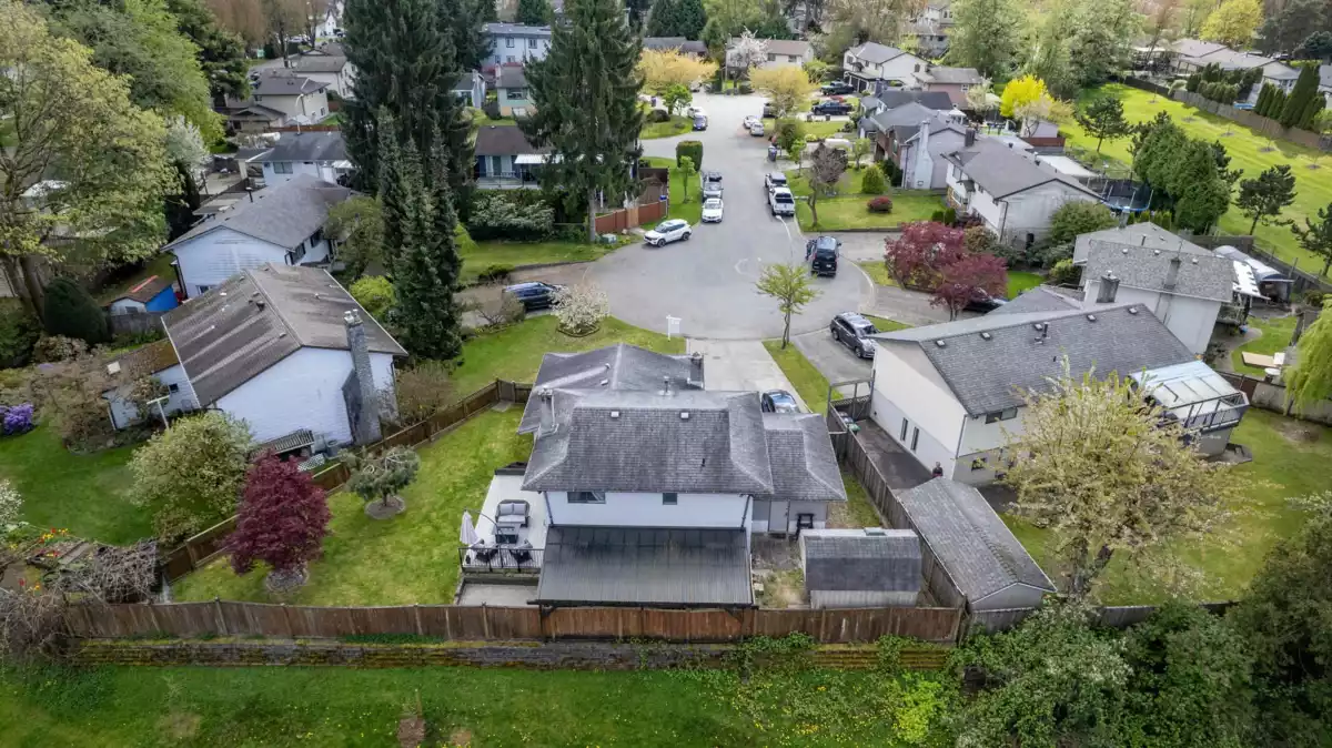 Aerial View of 7366 141 Street, Surrey, BC