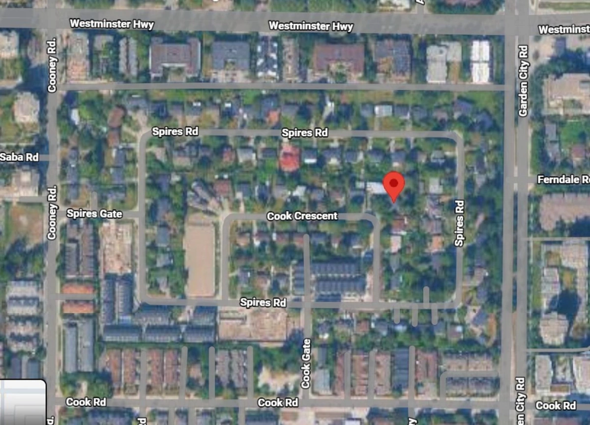 Exterior Rear Photo of 8915 Cook Crescent, Richmond, BC