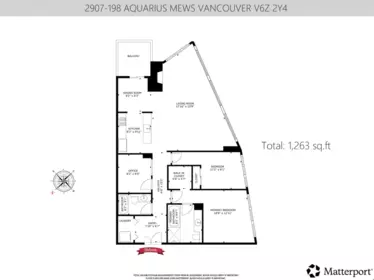 Backyard Photo of 2907 198 Aquarius Mews, Vancouver, BC