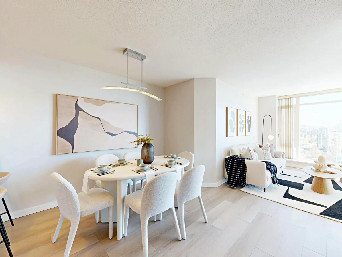 Dining Area Photo of 2906 2133 Douglas Road, Burnaby, BC