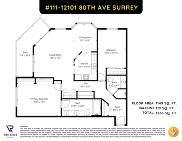 Outdoor Patio Photo of 111 12101 80 Avenue, Surrey, BC