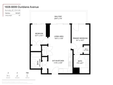 Fitness Center Photo Near 1608 6699 Dunblane Avenue, Burnaby, BC