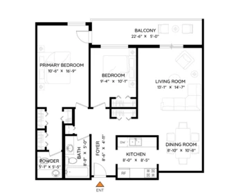 Basement Recreation Room Photo of 105 33850 Fern Street, Abbotsford, BC